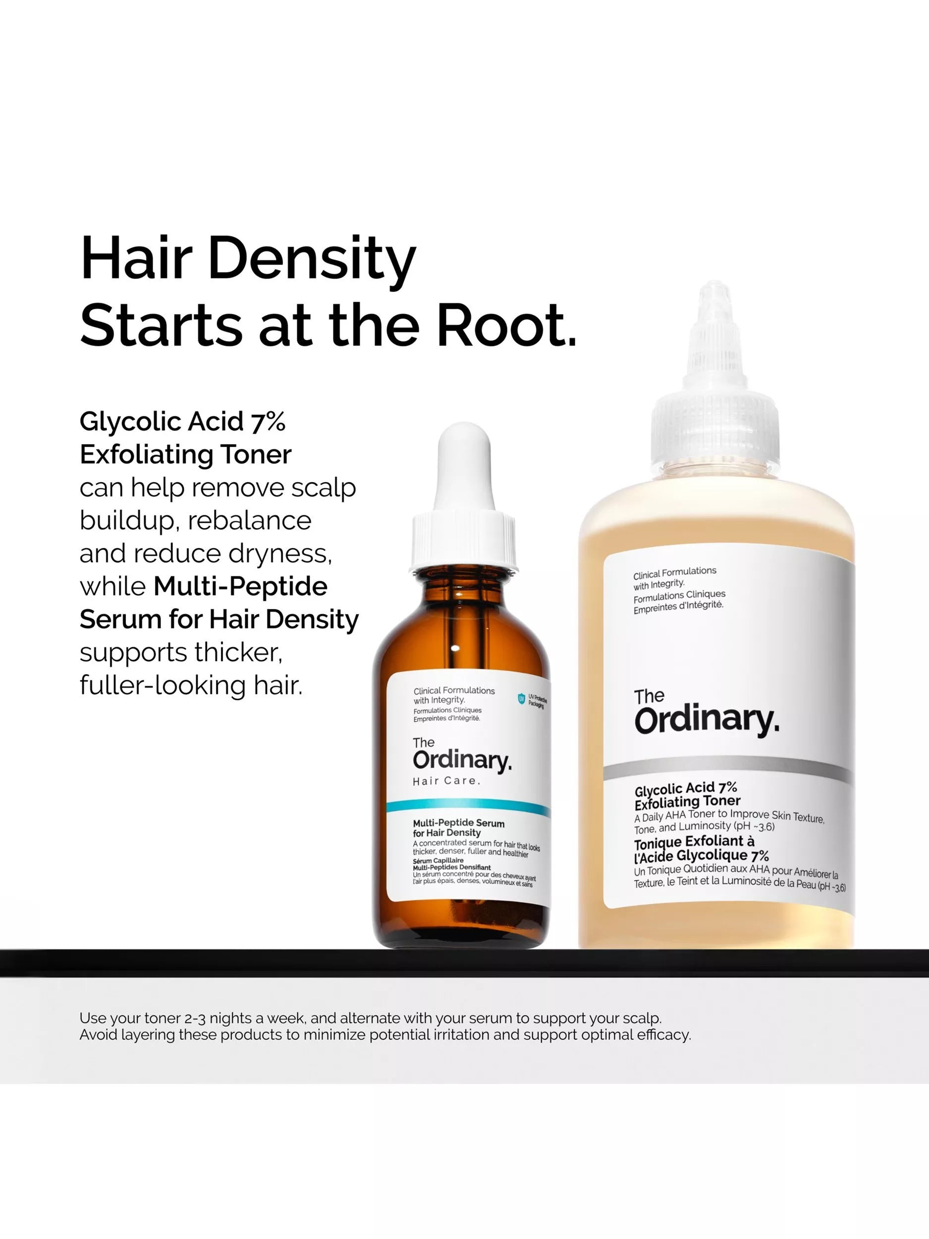 The Ordinary multi-peptide hair serum 60ml (British brand)