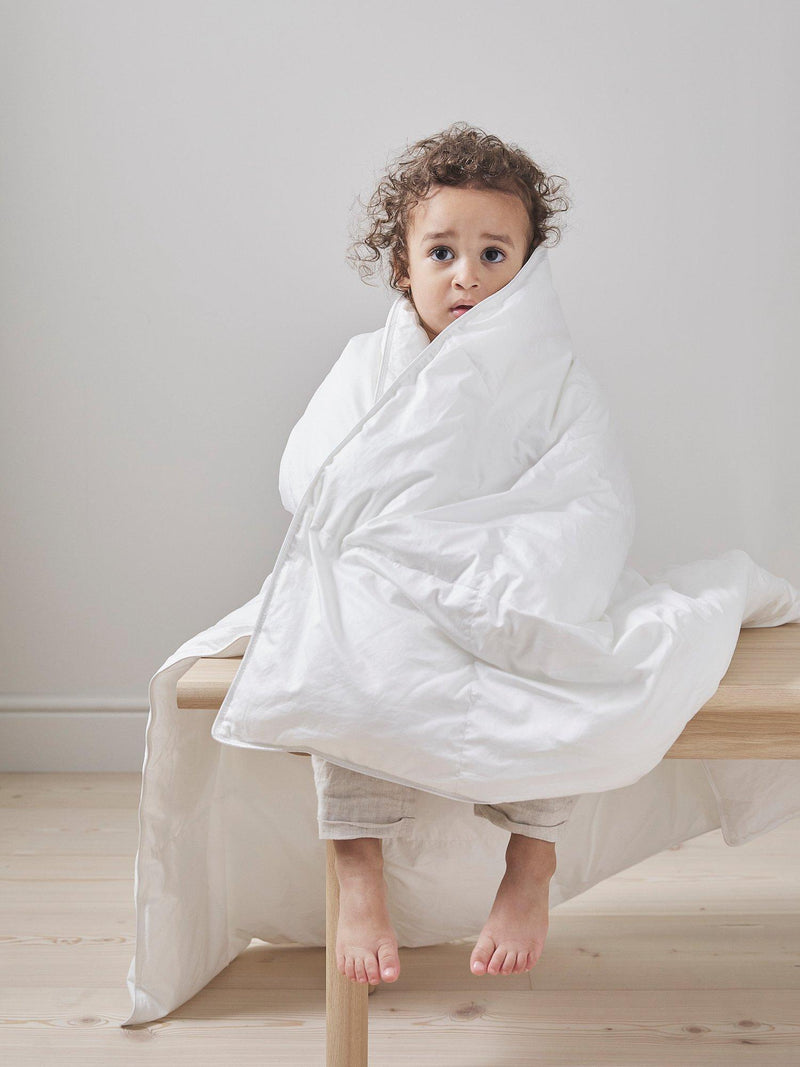 Bedfolk down alternative toddler duvet with 4 tog rating - British product