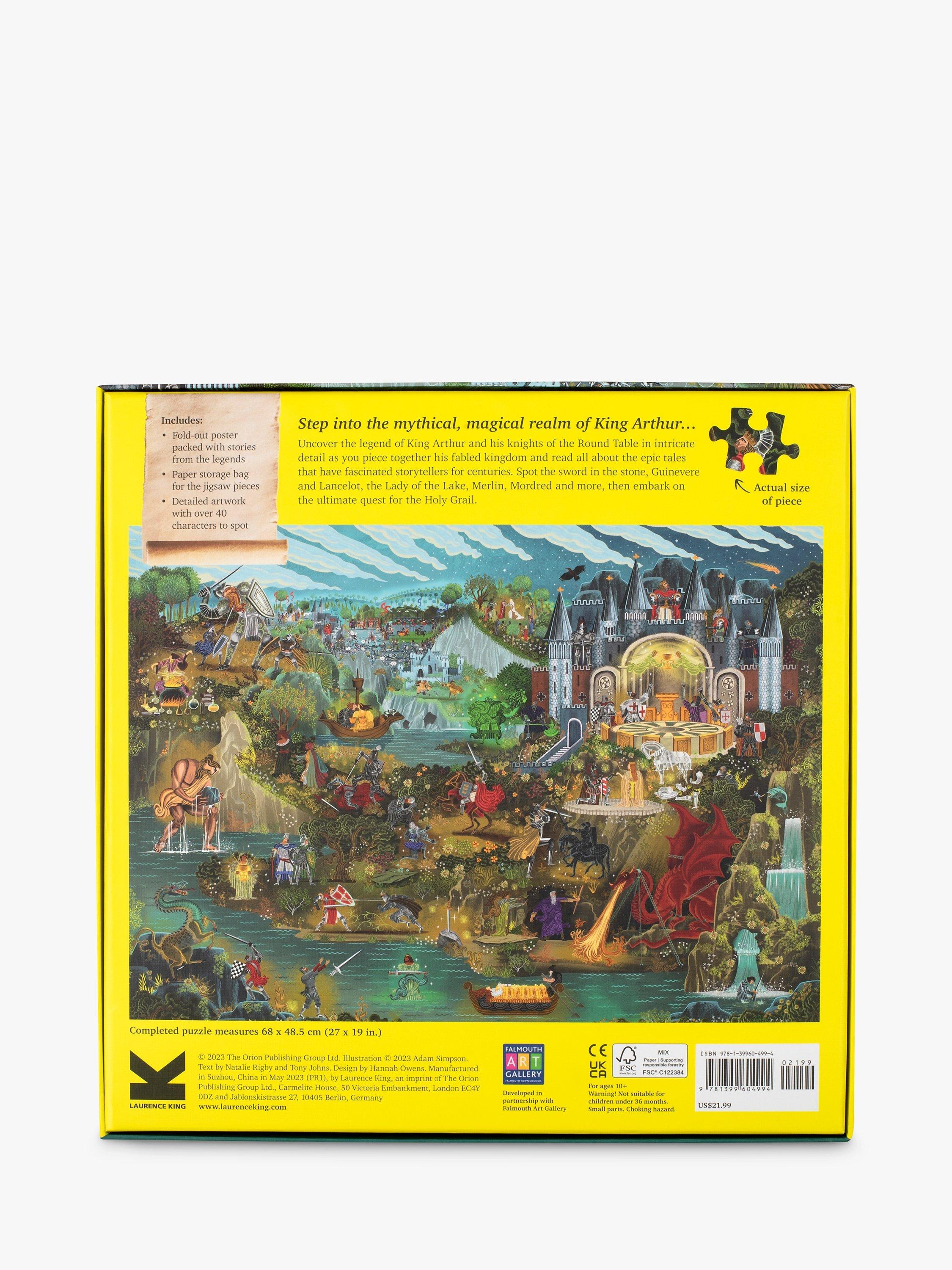 Laurence King Publishing The World of King Arthur jigsaw puzzle 1000 pieces, UK version