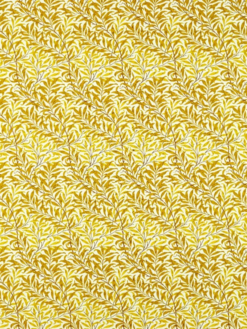 Morris & Co Willow Bough Stoff Sommergelb - Britisches Produkt