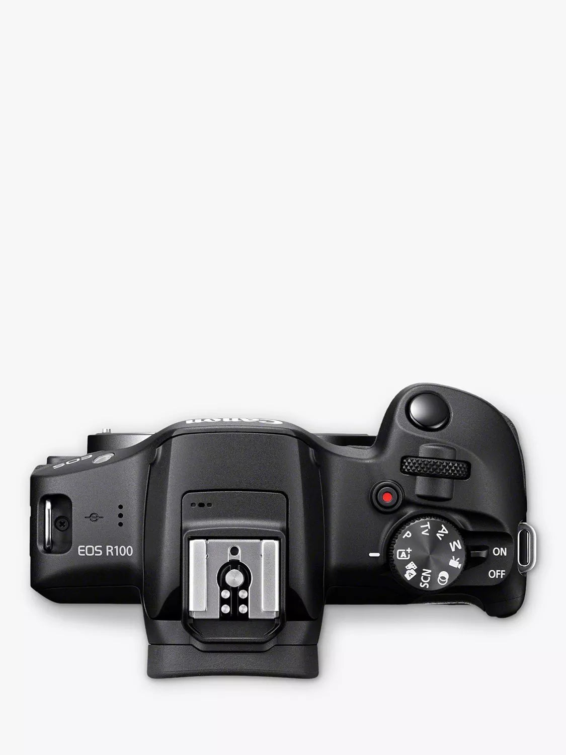 Canon EOS R100 mirrorless camera with 18-45mm zoom lens black - British product