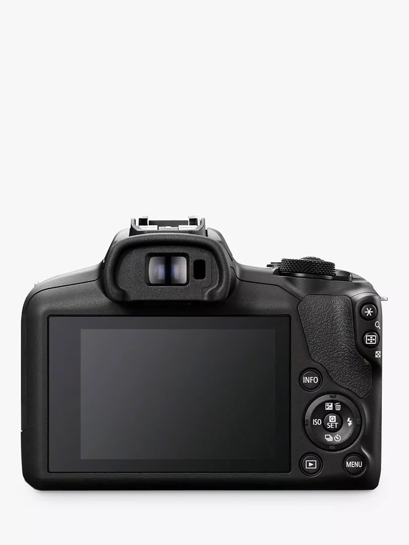 Canon EOS R100 mirrorless camera with 18-45mm zoom lens black - British product