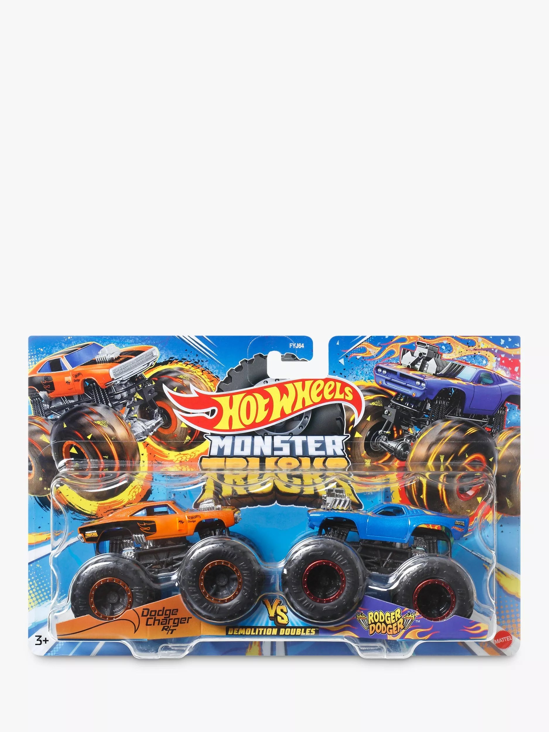 Hot Wheels Monster Trucks Demolition Doubles, imported from the UK