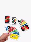 Mattel UNO card game with wild cards, ages 7+ (British brand)