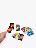 Mattel UNO card game with wild cards, ages 7+ (British brand)