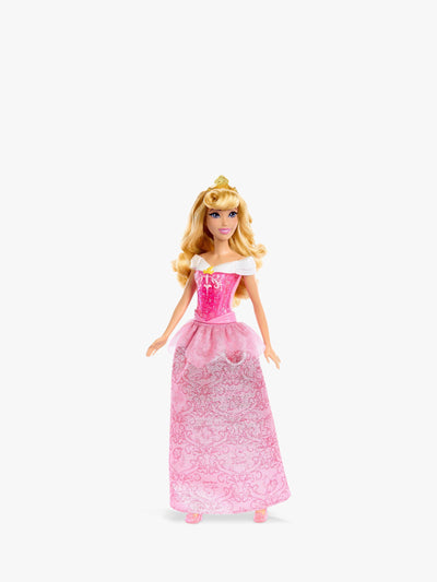 Posable Princess-dukke med glitrende antrekk og tiara