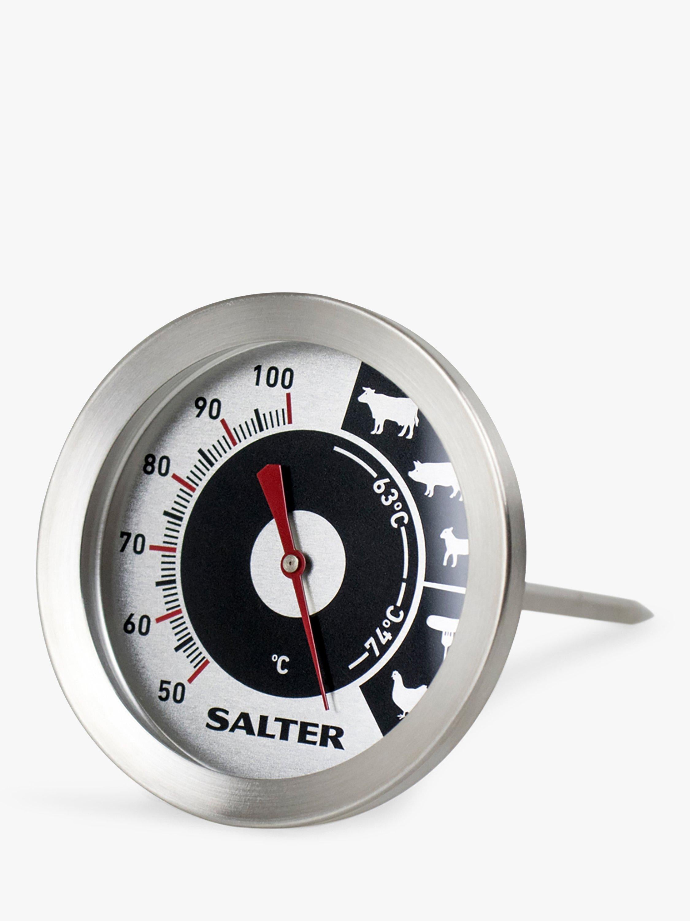 Salter Analog-Fleischthermometer Edelstahl Glaslinse (britische Marke)