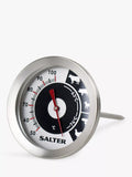 Salter analogue meat thermometer stainless steel glass lens (British brand)