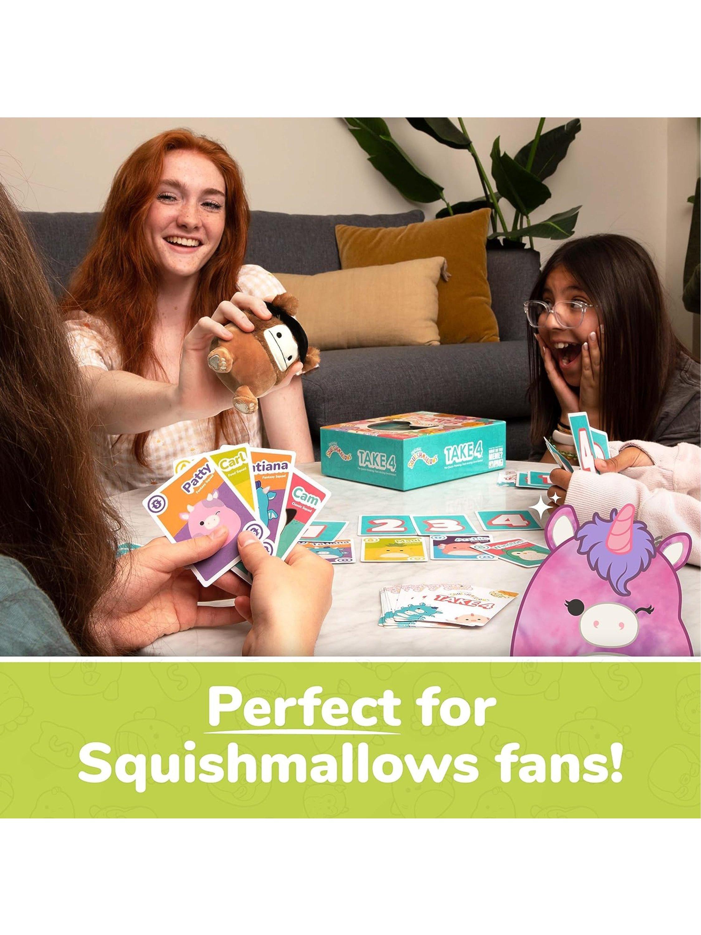 Squishmallows Take4 card game with exclusive Benny - British product