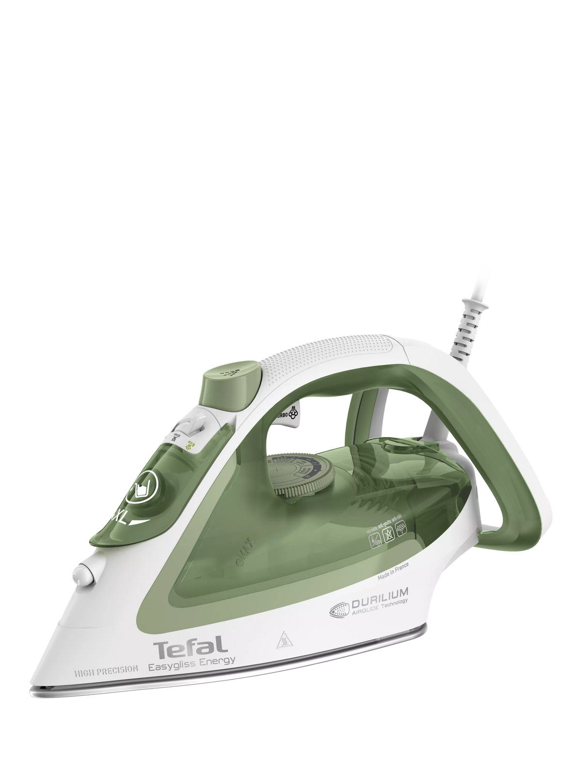 Tefal Easygliss Eco FV5781 steam iron white green, UK version