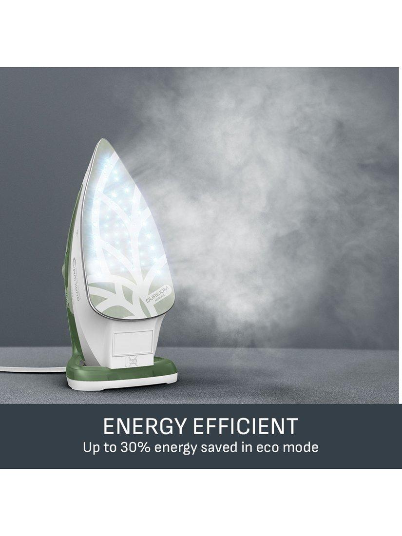 مكواة بخار Tefal Easygliss Eco FV5781 أبيض أخضر، نسخة المملكة المتحدة