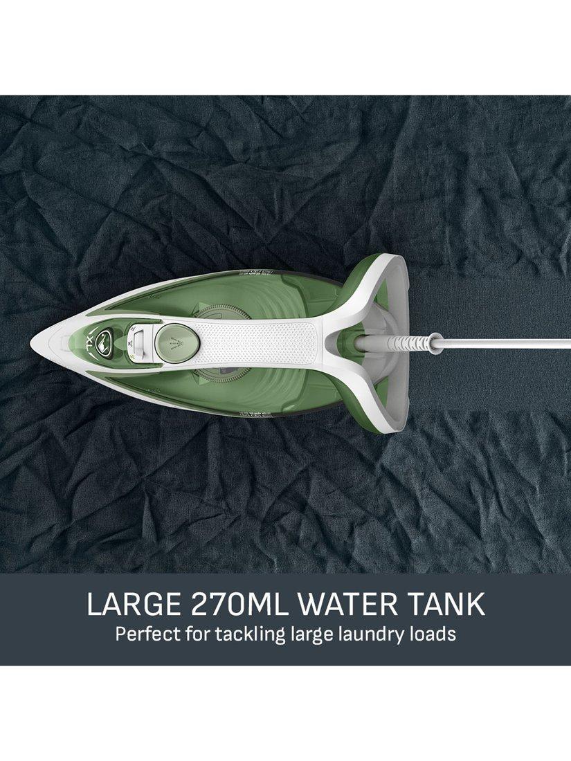 مكواة بخار Tefal Easygliss Eco FV5781 أبيض أخضر، نسخة المملكة المتحدة