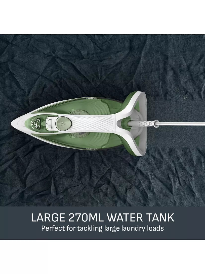 Tefal Easygliss Eco FV5781 steam iron white green, UK version