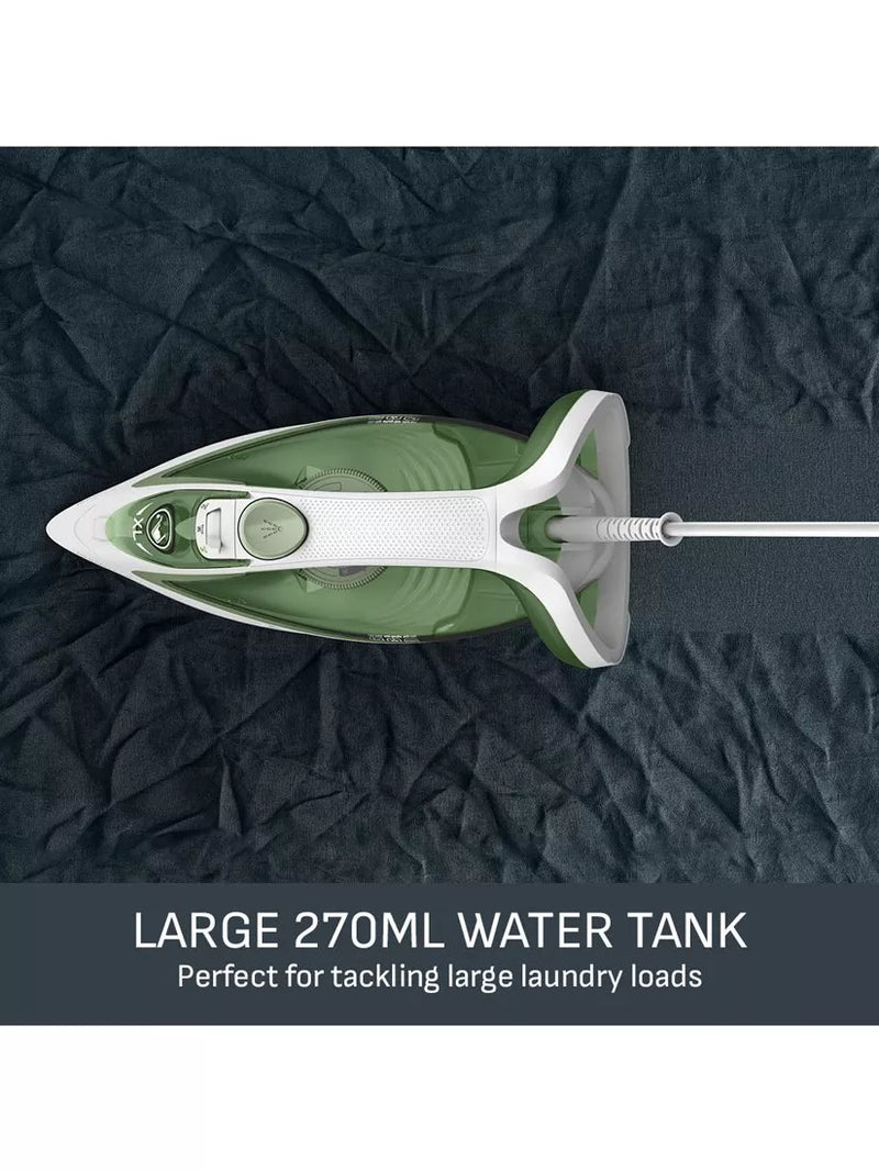 Tefal Easygliss Eco FV5781 steam iron white green, UK version