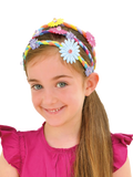 Galt Brillant Hair Bands craft kit with fabric strips flowers and beads - British product