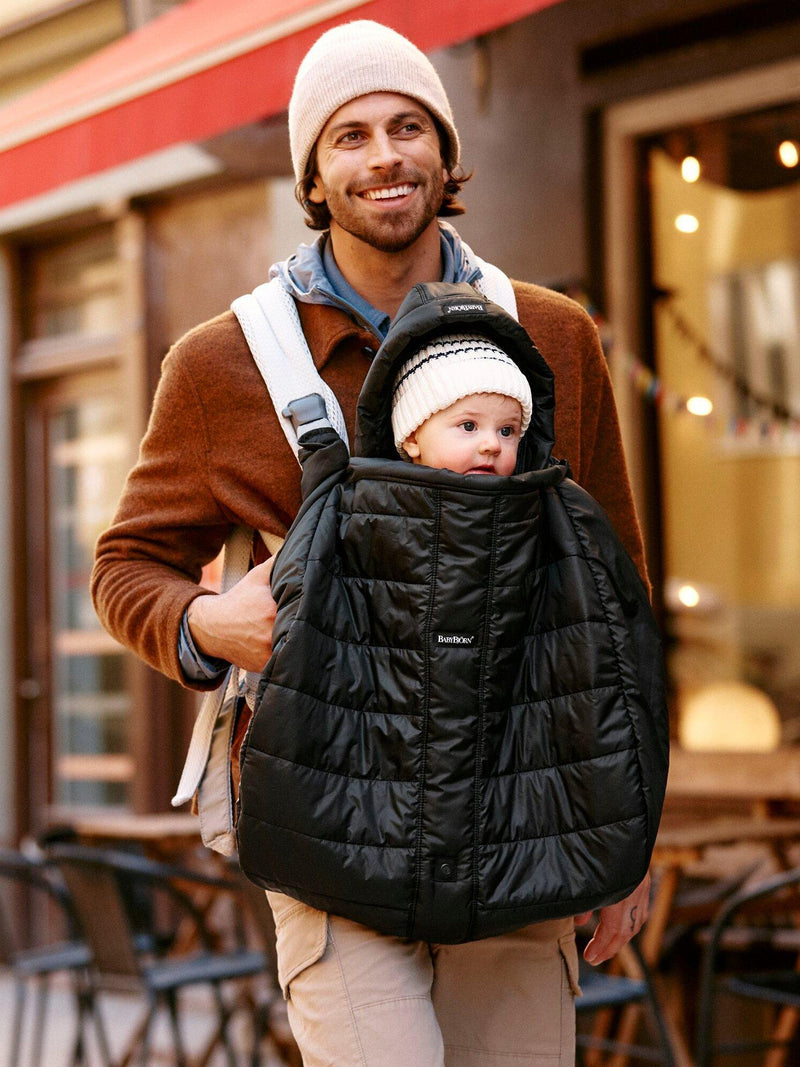 BabyBjörn Baby Carrier Winter Cover in Black - British product