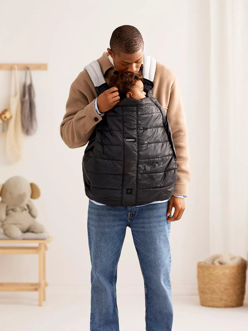 BabyBjörn Baby Carrier Winter Cover in Black - British product