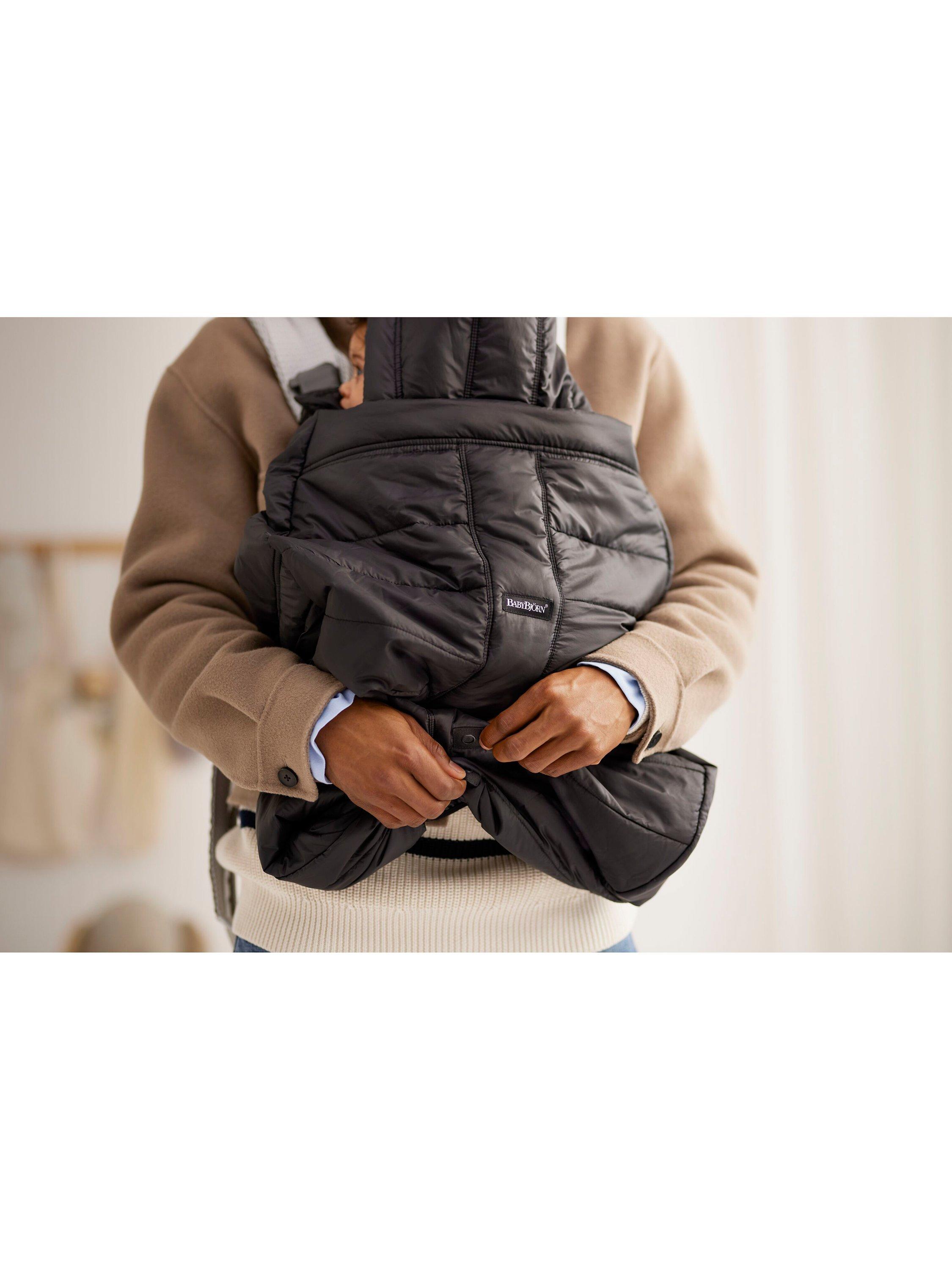 BabyBjörn Baby Carrier Winter Cover in Black - British product