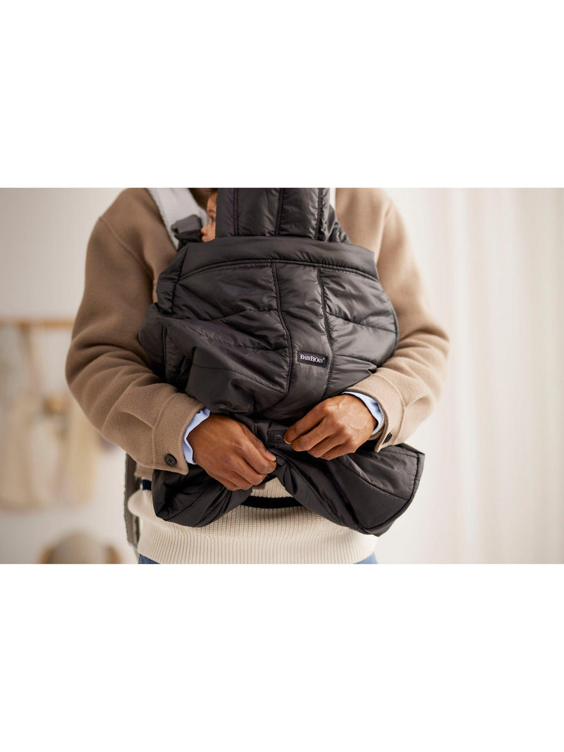 BabyBjörn Baby Carrier Winter Cover in Black - British product