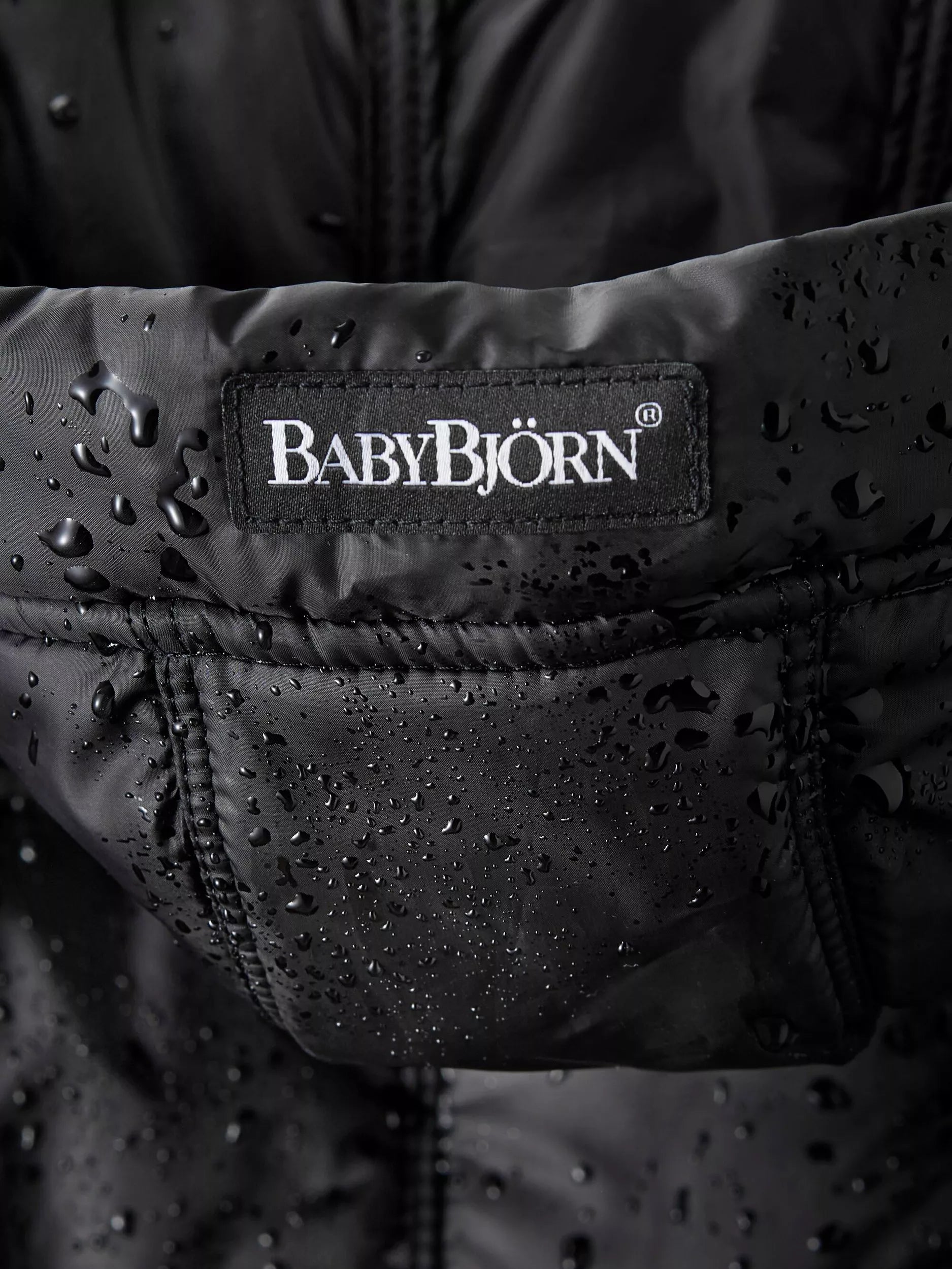 BabyBjörn Baby Carrier Winter Cover in Black - British product