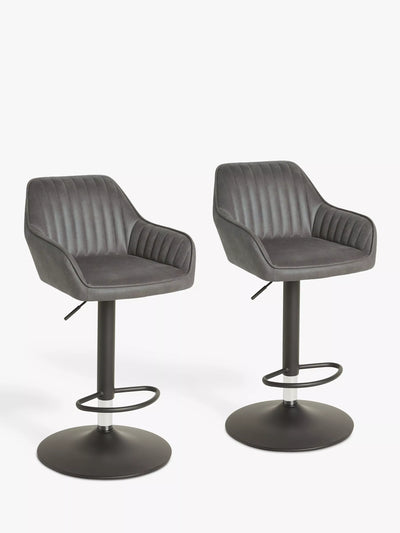 John Lewis John Lewis Brooks II Gas Lift Adjustable Bar Stool Set of 2- Buy online at McGrocer