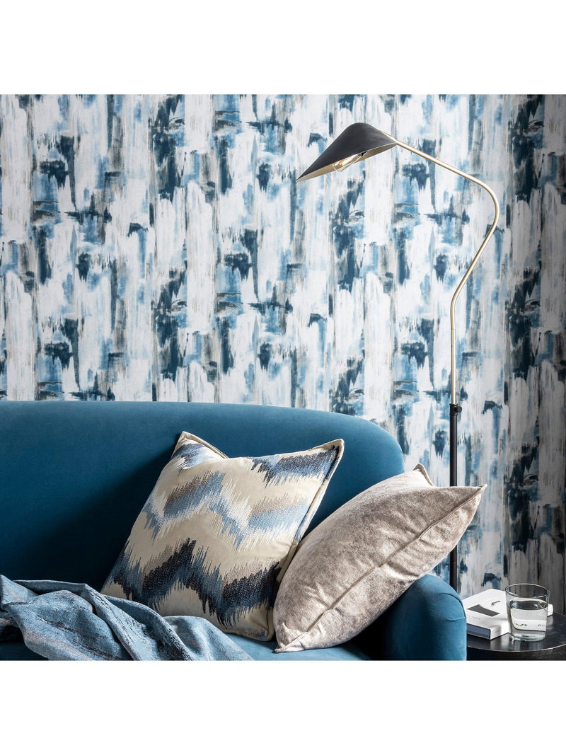 Clarke & Clarke Lagna distressed stripe wallpaper, UK version