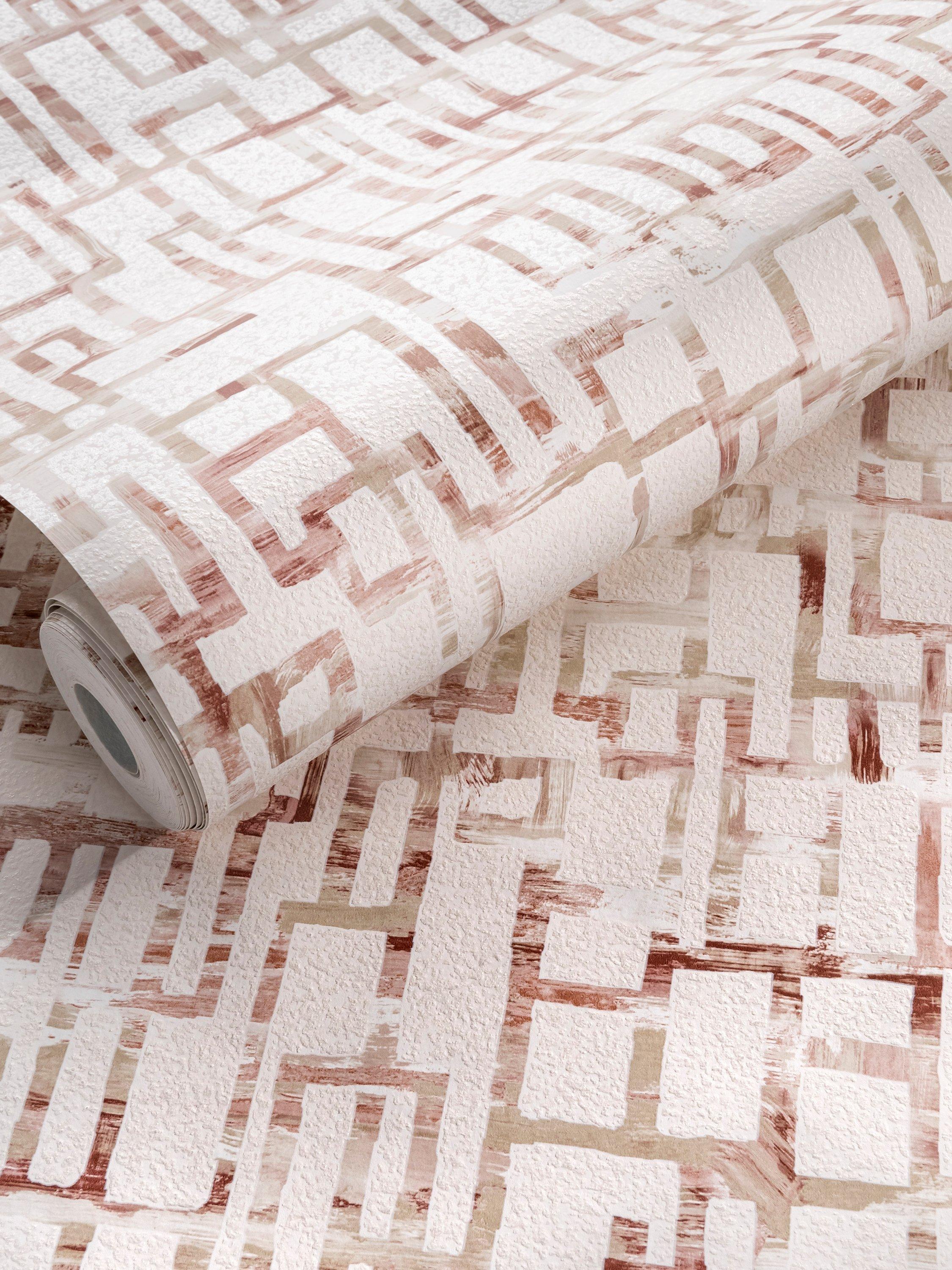 Clarke & Clarke Quadrata wallpaper 10.5m x 52cm, imported from the UK
