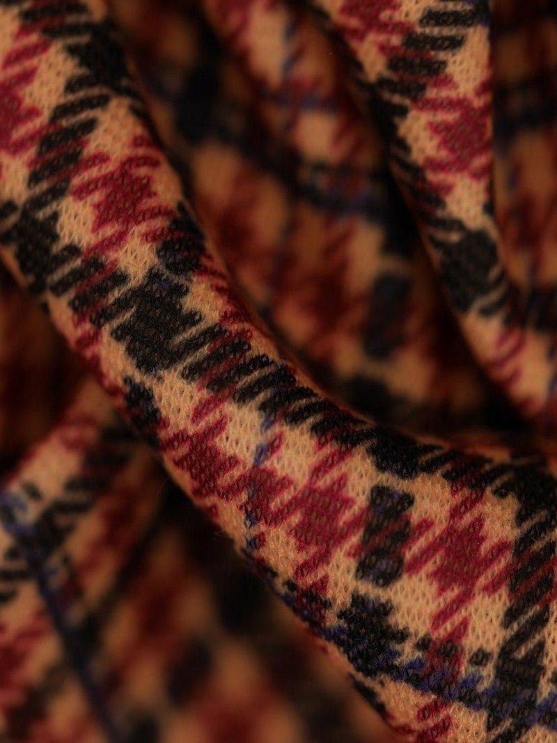 Montreux Fabrics houndstooth jersey fabric multi colour, UK version