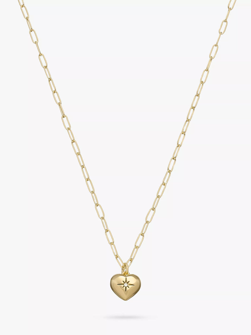 Coach heart pendant necklace gold toned - British product