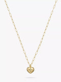 Coach heart pendant necklace gold toned - British product