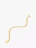 Coach gold chain bracelet with C-link design, UK version