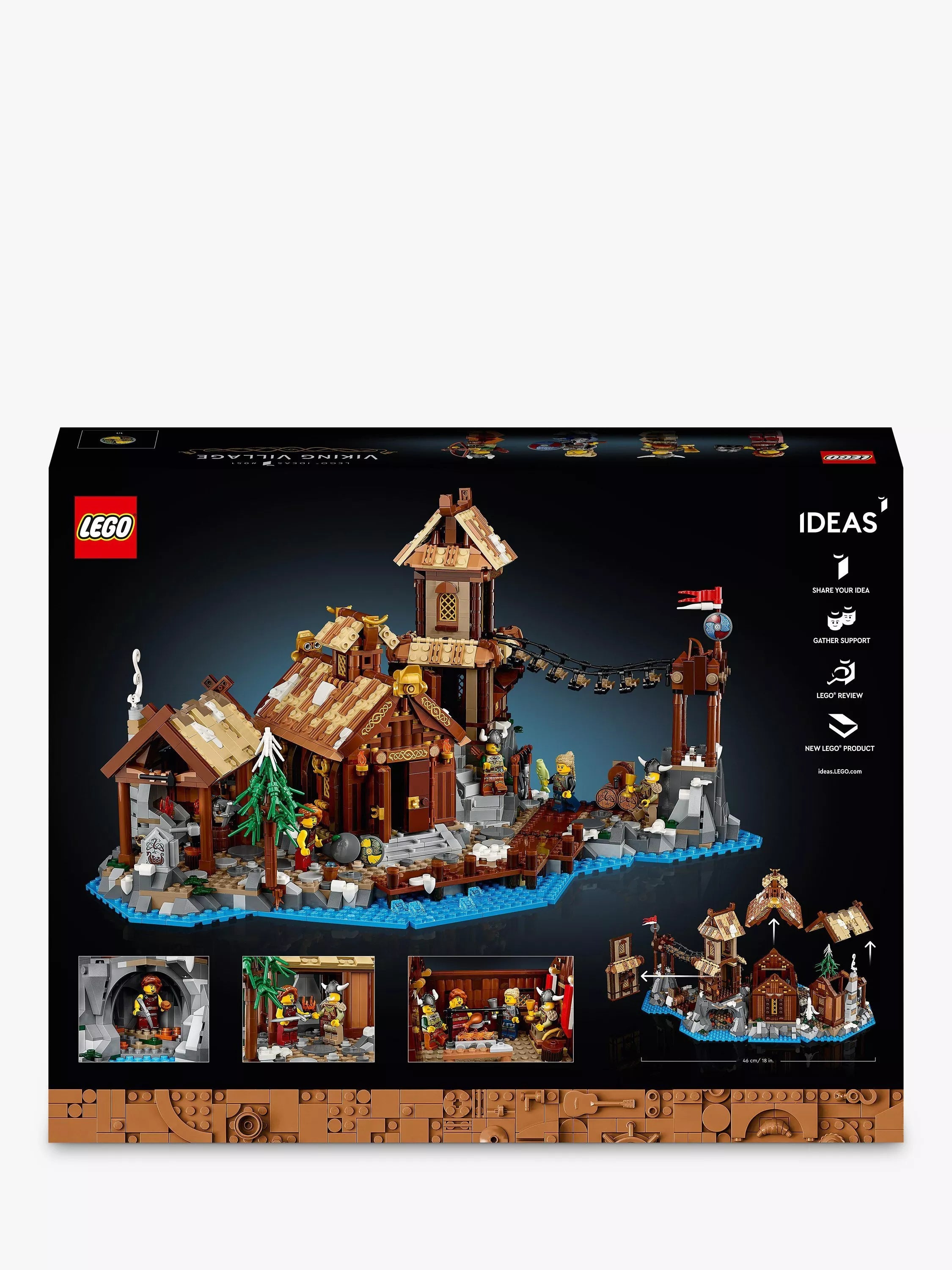 LEGO Viking Village building set 2103 pieces - British product