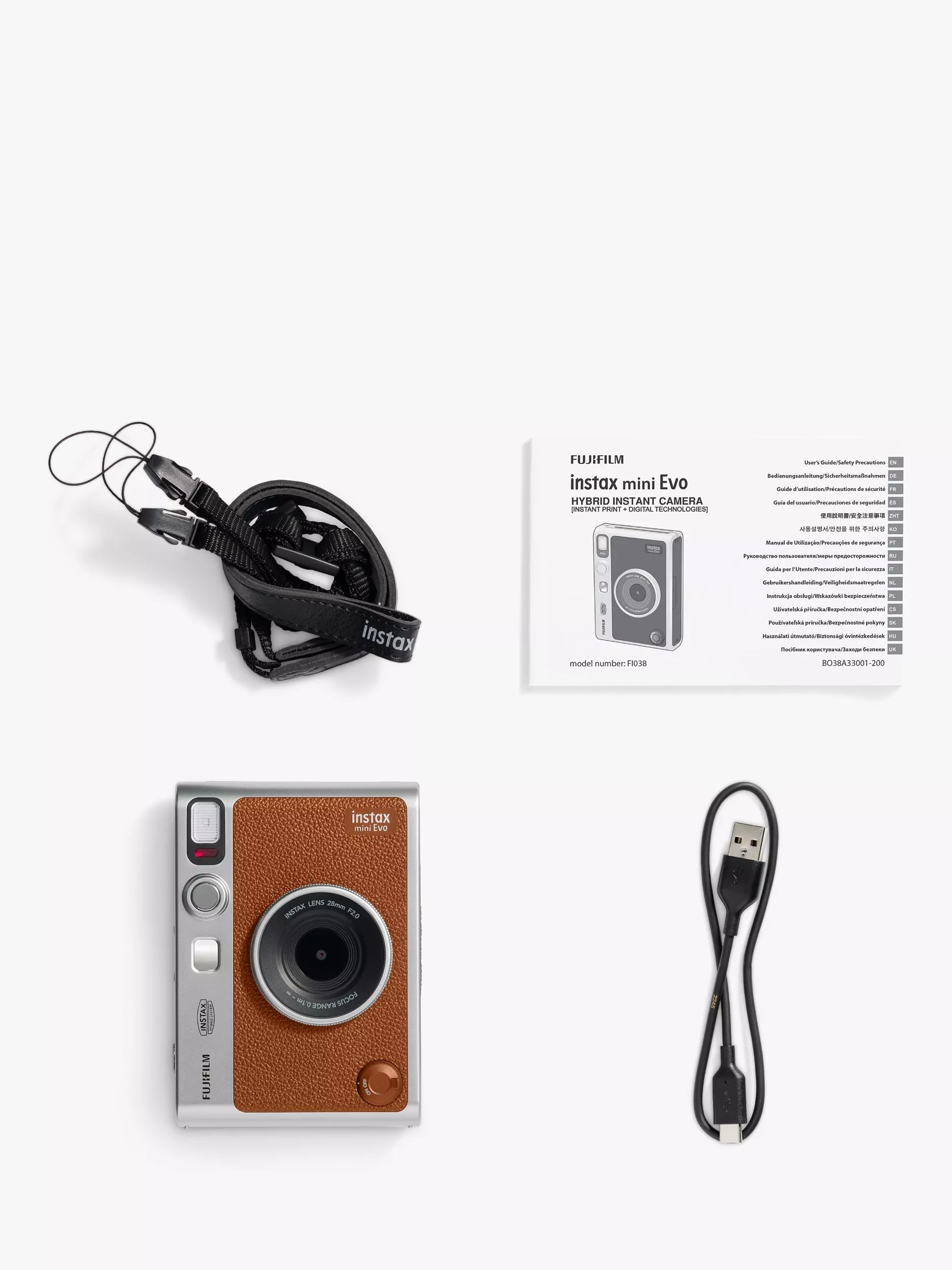 instax instant camera Mini Evo (British brand)