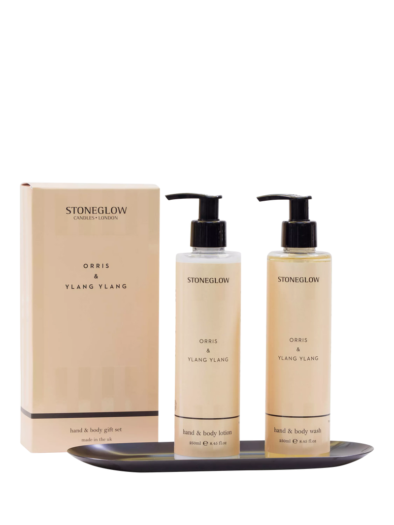 Stoneglow Orris & Ylang Ylang hand body gift set 500ml (British brand)
