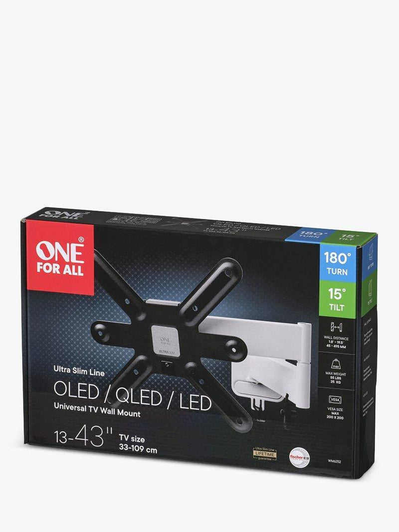 One For All TV bracket WM6252 ultra slim black - British product