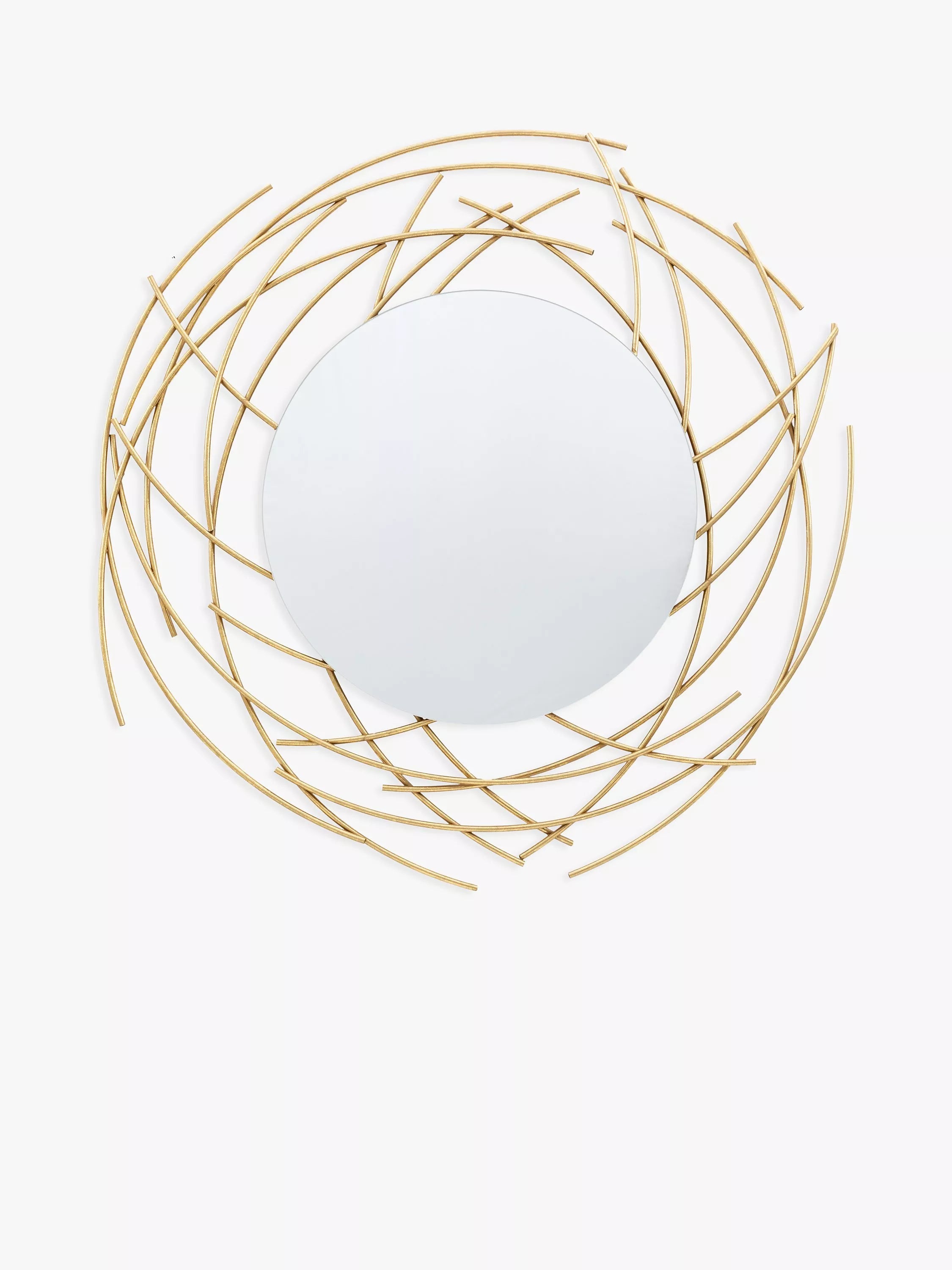 Gallery Direct round wall mirror gold 99cm - British product