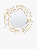 Gallery Direct round wall mirror gold 99cm - British product