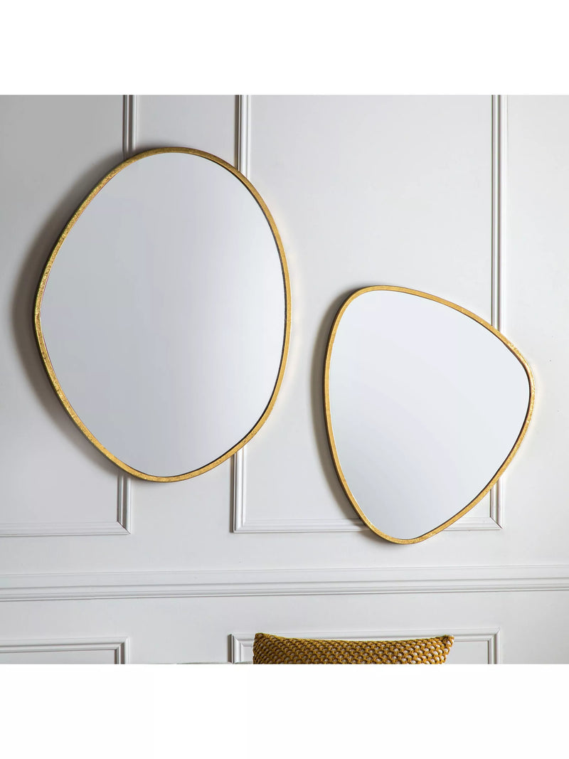 Gallery Direct gold wall mirror 70x60cm (British brand)