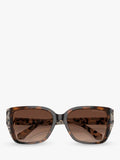 Michael Kors Acadia polarised sunglasses tortoise gradient (British brand)