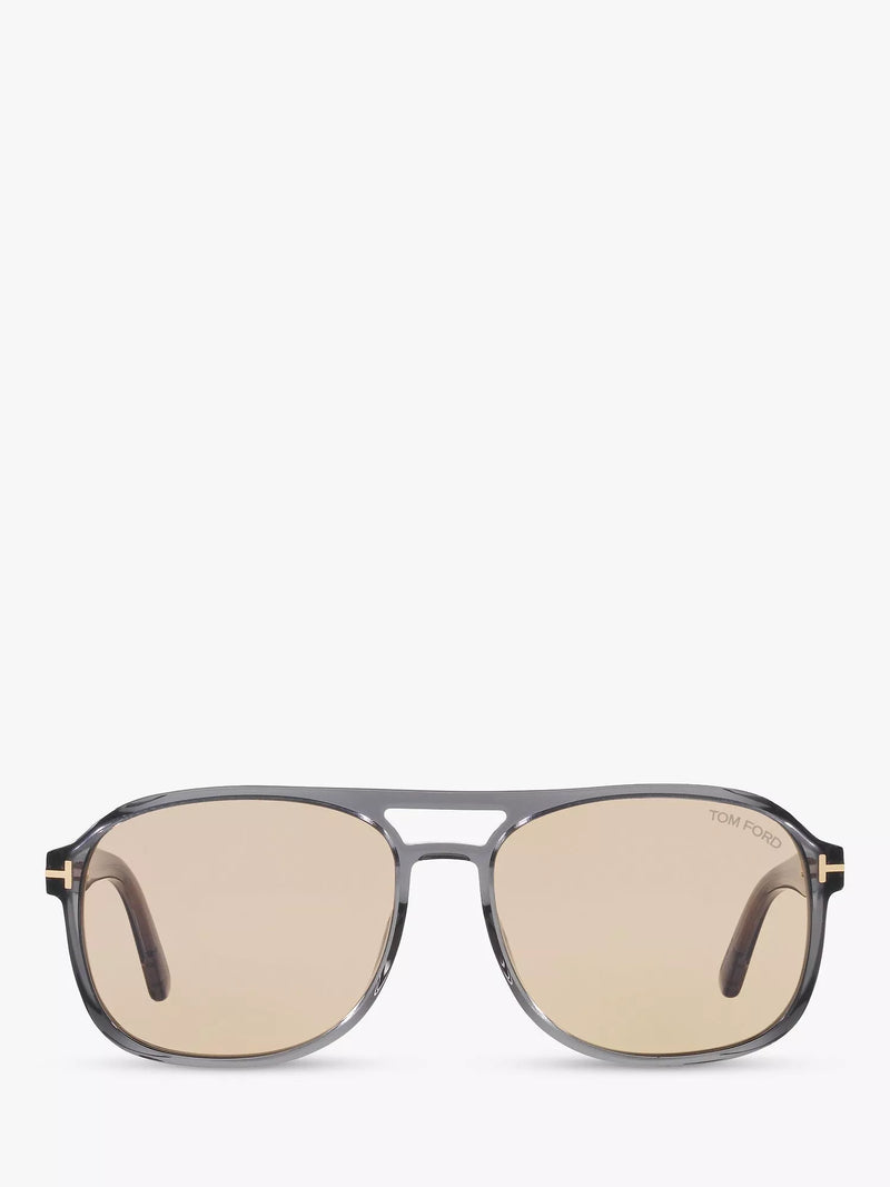 TOM FORD Rosco square sunglasses grey - British product