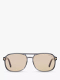 TOM FORD Rosco square sunglasses grey - British product