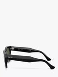 Ray-Ban RB0298S unisex sunglasses black with glass lenses, imported from the UK