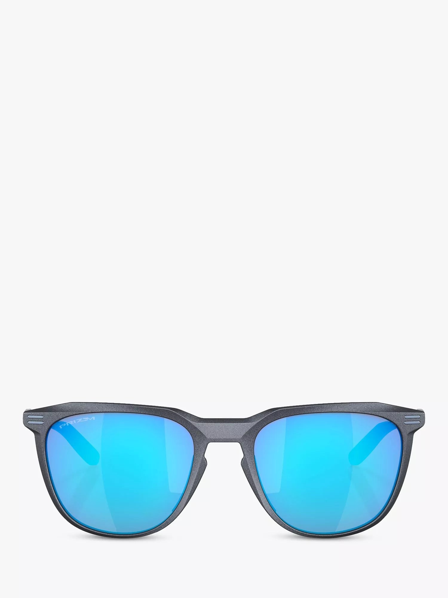 Oakley Thurso Sunglasses Blue Steel men's round - British product
