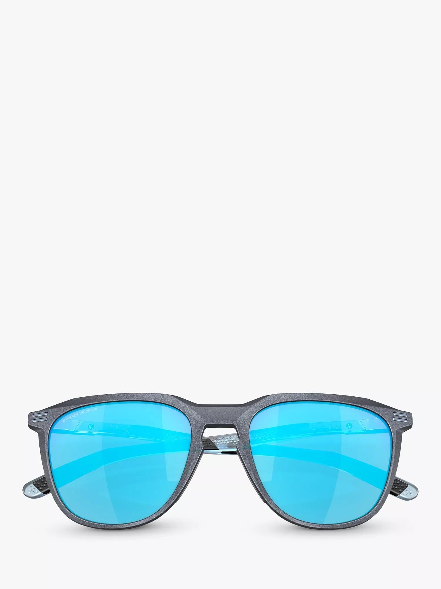 Oakley Thurso Sunglasses Blue Steel men's round - British product