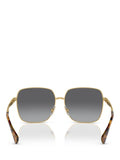 Ralph Lauren square sunglasses shiny gold metal frame - British product