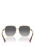 Ralph Lauren square sunglasses shiny gold metal frame - British product