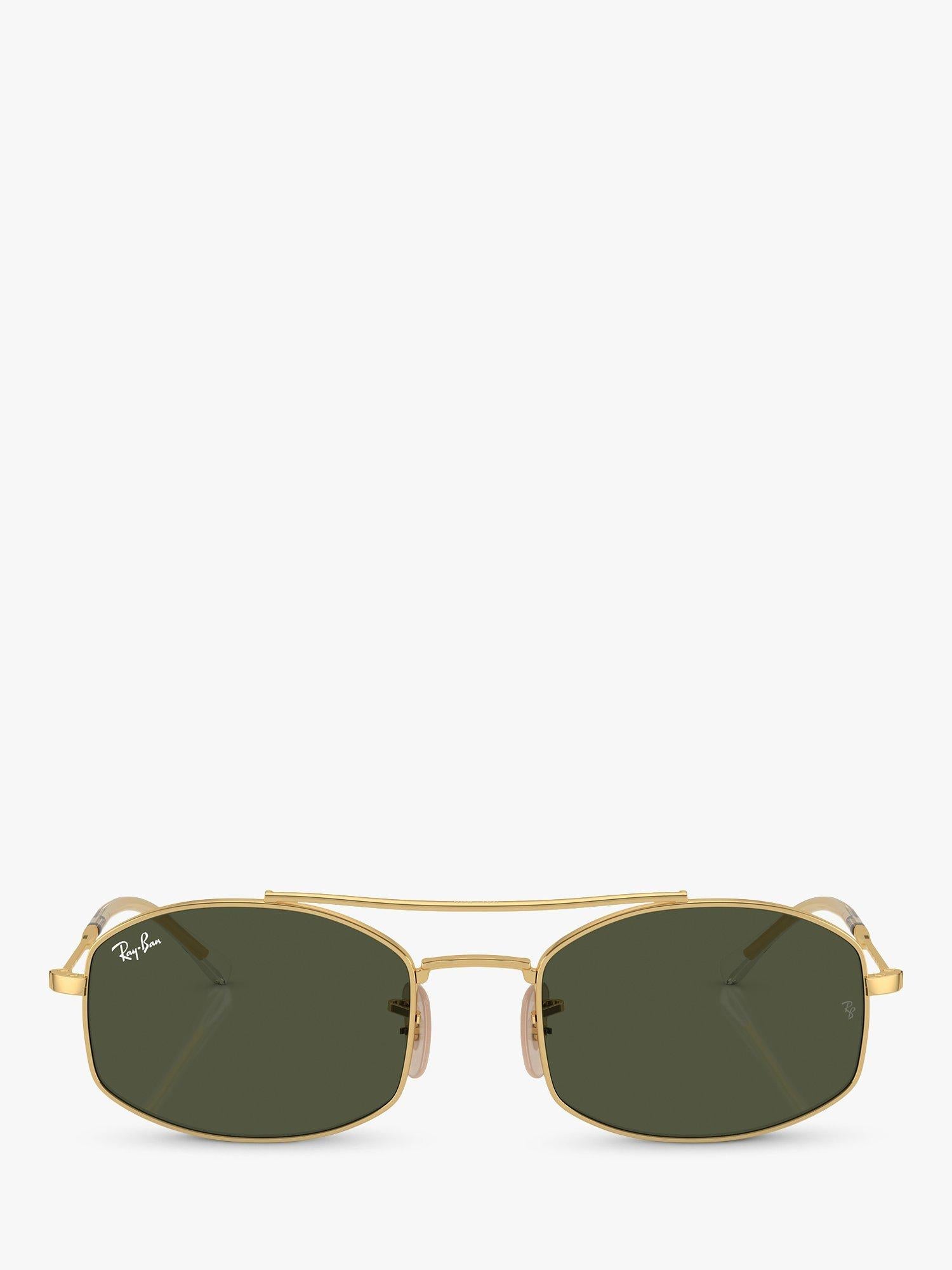 Ray-Ban oval sunglasses gold green 54mm - British product