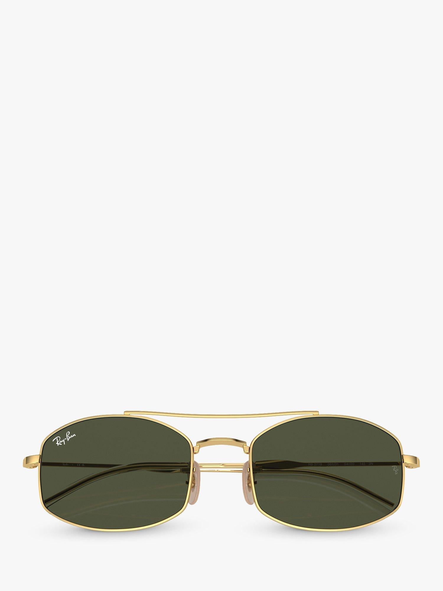 Ray-Ban oval sunglasses gold green 54mm - British product