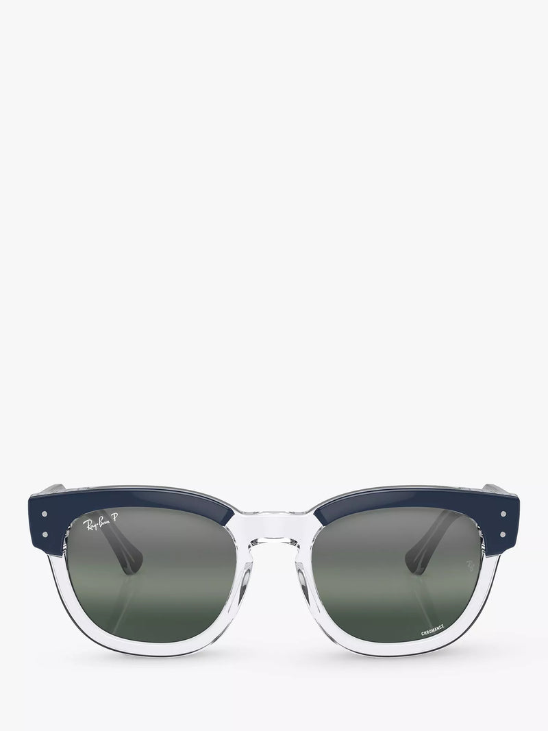 Ray-Ban RB0298S round sunglasses blue transparent frame 53mm, imported from the UK