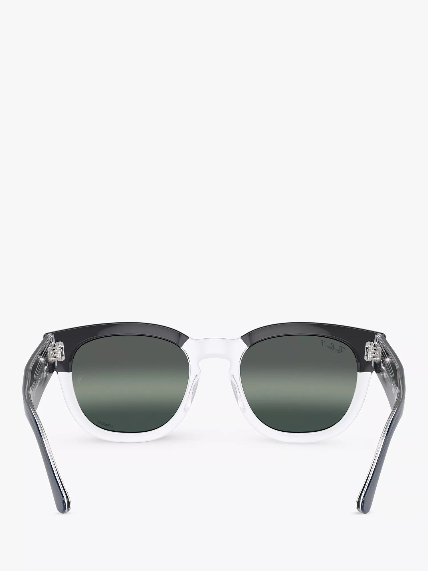 Ray-Ban RB0298S round sunglasses blue transparent frame 53mm, imported from the UK